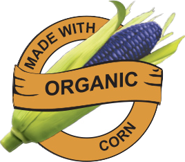 Made with Organic Blue Corn logo