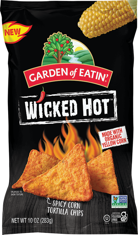 Wicked Hot Corn Tortilla Chips from Garden of Eatin'